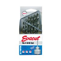 EVACUT No 4 INCH DRILL SET - 171182