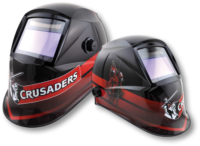 WELDSAFE PLATINUM HELMET CRUSADERS BLK - WSR1706