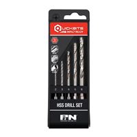 DRILL BIT IMPACT HSS QUICKBIT SET 5PCE - 107B8SET5