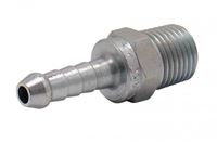 ARO TAILPIECE 1/4" BSP X 10MM HOSE STEEL - A111