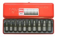 KOKEN HEX SKT SET.1/2DR.10PC 3/16-3/4IN - KOKEN4012A/10