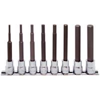 HEX BIT SCKT SET RAIL 8PC 3/8"DR 3-12MM - KOKENRS3010M/8